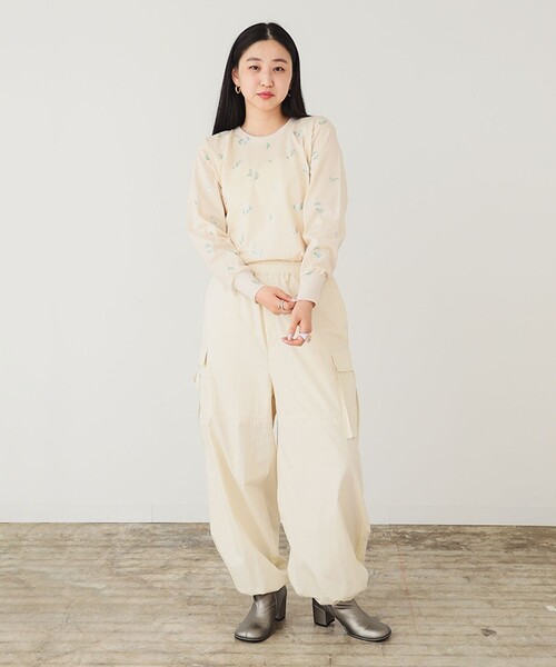 BEAMS COUTURE(ビームスクチュール)の「お花プリント ヴィンテージ ロング Tシャツ(Tシャツ/カットソー・レディース・その他・ONE SIZE)」の10枚目の写真