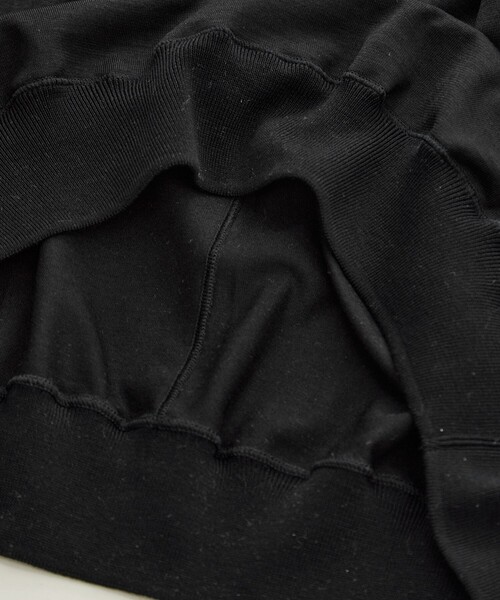GOOD PEOPLE GOOD STITCHING GOOD PRODUCT（グッドピープルグッドスティッチンググッドプロダクト）の「【GOOD PEOPLE GOOD STITCHING GOOD PRODUCT/グッドピープルグッドスティッチンググッドプロダクト】Knit Crew Neck Half Sleeve Pull Over（Tシャツ/カットソー・メンズ・ブラック/ダークグレー・S/M/L）」の11枚目の写真