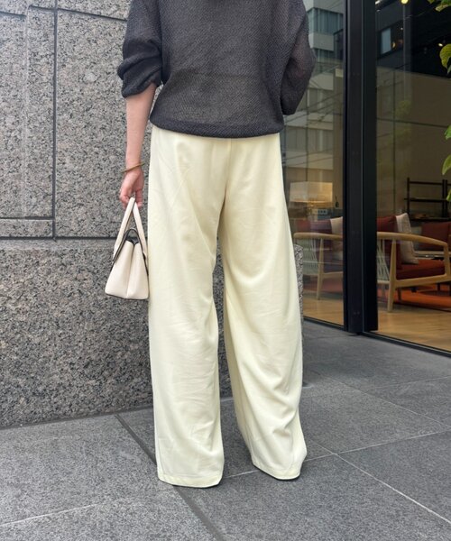 Jena espace merveilleux（ジェナ　エスパスメルヴェイユ）の「【高身長さん安心の丈感】ツイルカーブパンツ（その他パンツ・レディース・イエロー/アイボリー/ブラック・FREE）」の18枚目の写真