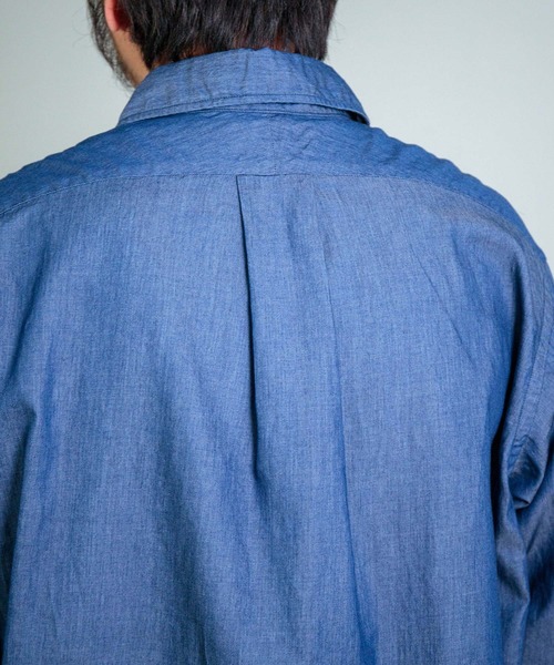 OMNIGOD（オムニゴッド）の「[OMNIGOD mens / オムニゴッド] 3.2oz デニム クラシックラウンドカラーシャツ（シャツ/ブラウス・メンズ・ワンウォッシュ・2）」の12枚目の写真