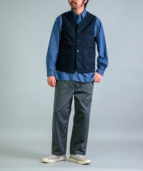OMNIGOD（オムニゴッド）の「[OMNIGOD mens / オムニゴッド] 3.2oz デニム クラシックラウンドカラーシャツ（シャツ/ブラウス・メンズ・ワンウォッシュ・2）」の17枚目の写真
