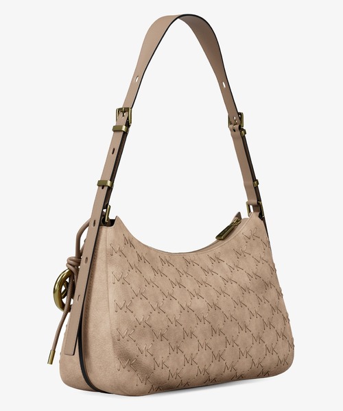MICHAEL KORS（マイケルコース）の「NOLITA トップジップ コンバーチブル ショルダーバッグ ミディアム（ショルダーバッグ・レディース・ベージュ系・FREE）」の4枚目の写真