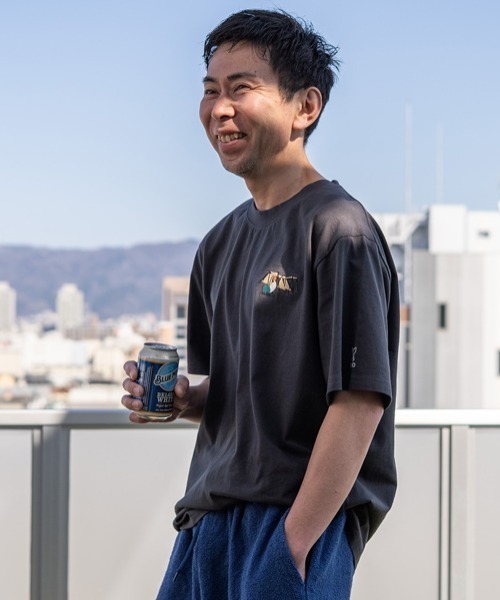 DOD(ディーオーディー)の「ディーオーディー DOD アウトドアカジュアル 半袖Tシャツ(Tシャツ/カットソー・メンズ・アイボリー/ホワイト/チャコールグレー・XL/L/M)」の3枚目の写真