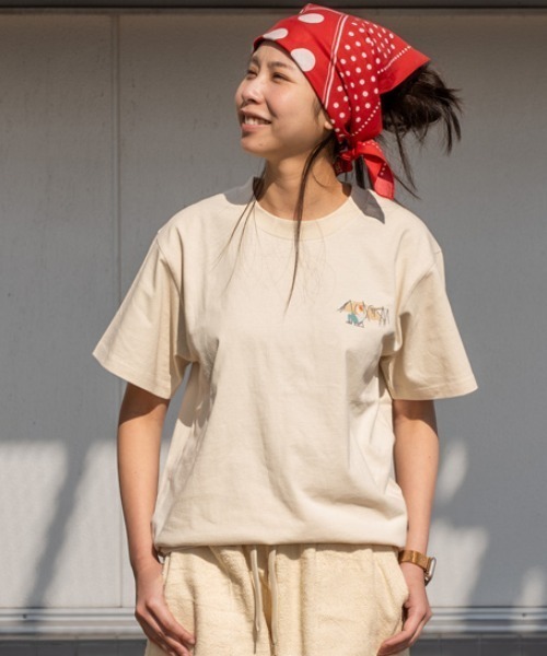 DOD(ディーオーディー)の「ディーオーディー DOD アウトドアカジュアル 半袖Tシャツ(Tシャツ/カットソー・メンズ・アイボリー/ホワイト/チャコールグレー・XL/L/M)」の16枚目の写真