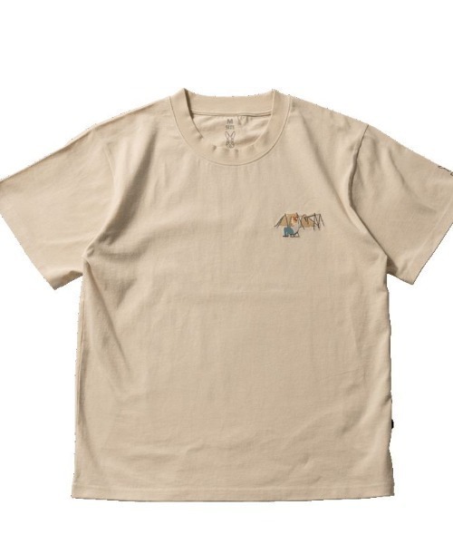 DOD(ディーオーディー)の「ディーオーディー DOD アウトドアカジュアル 半袖Tシャツ(Tシャツ/カットソー・メンズ・アイボリー/ホワイト/チャコールグレー・XL/L/M)」の6枚目の写真