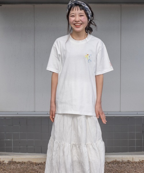 DOD(ディーオーディー)の「ディーオーディー DOD アウトドアカジュアル 半袖Tシャツ(Tシャツ/カットソー・メンズ・アイボリー/ホワイト/チャコールグレー・XL/L/M)」の4枚目の写真