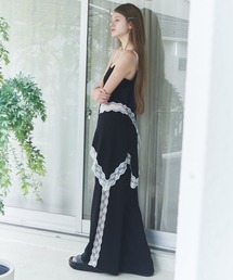 サイドレーストリムジョガーパンツ/Side Lace-Trim Jogger Pants