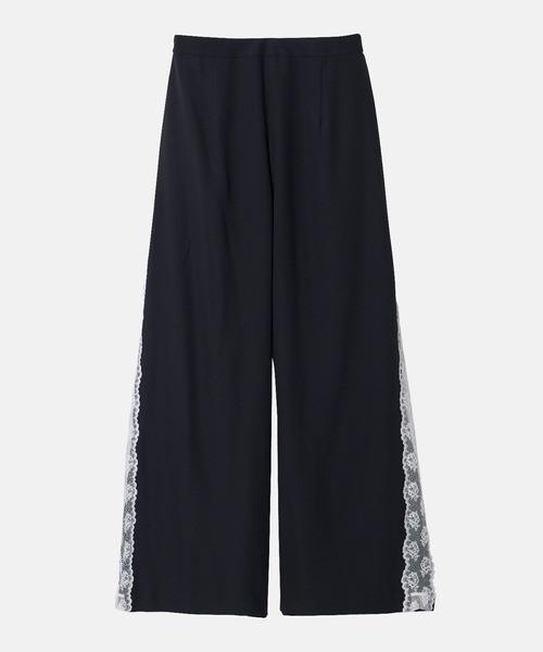 LE CIEL BLEU(ルシェルブルー)の「サイドレーストリムジョガーパンツ/Side Lace-Trim Jogger Pants(その他パンツ・レディース・ブラック/ライトイエロー・36/38)」の7枚目の写真