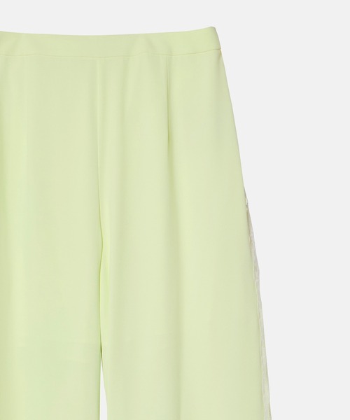 LE CIEL BLEU(ルシェルブルー)の「サイドレーストリムジョガーパンツ/Side Lace-Trim Jogger Pants(その他パンツ・レディース・ブラック/ライトイエロー・36/38)」の14枚目の写真