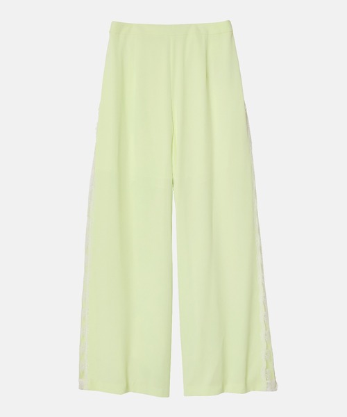 LE CIEL BLEU(ルシェルブルー)の「サイドレーストリムジョガーパンツ/Side Lace-Trim Jogger Pants(その他パンツ・レディース・ブラック/ライトイエロー・36/38)」の17枚目の写真