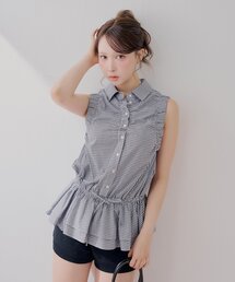 ギャザーティアードチュニック