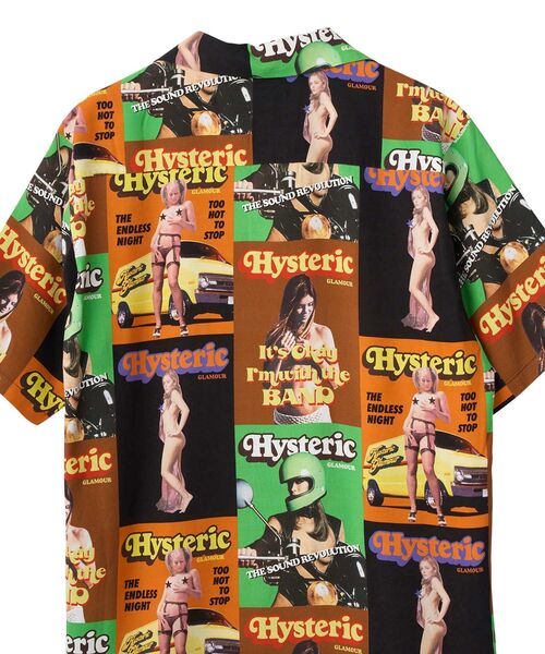 HYSTERIC GLAMOUR(ヒステリックグラマー)の「HG MAGAZINE柄 オープンカラーシャツ(シャツ/ブラウス・メンズ・その他2・X-LARGE/LARGE/MEDIUM/SMALL)」の4枚目の写真
