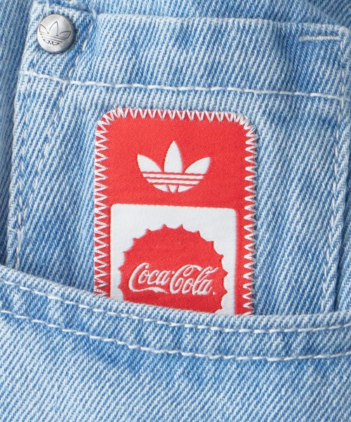 adidas（アディダス）の「adidas/アディダス ORI GFX BANANA PANTS バナナパンツ バレルパンツ テーパード ラインパンツ レディース 2026年 夏 夏服 秋服（デニムパンツ・レディース・ブルー・28inch/29inch/25inch/27inch）」の18枚目の写真