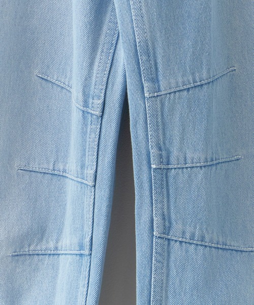 adidas（アディダス）の「adidas/アディダス ORI GFX BANANA PANTS バナナパンツ バレルパンツ テーパード ラインパンツ レディース 2026年 夏 夏服 秋服（デニムパンツ・レディース・ブルー・28inch/29inch/25inch/27inch）」の9枚目の写真