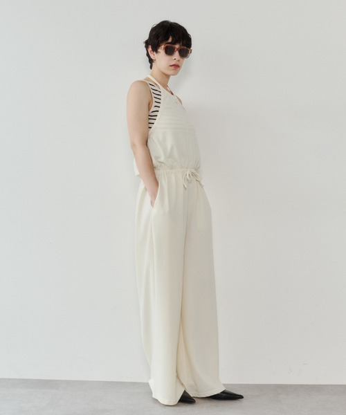 VION（ヴィオン）の「ボーダーニットタンク / Border Knit Tank（タンクトップ・レディース・ブラック/ベージュ・FREE）」の19枚目の写真