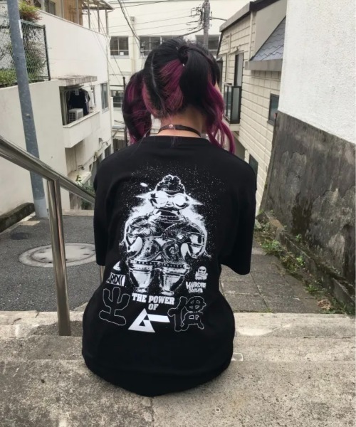 ハードコアチョコレート(ハードコアチョコレート)の「月刊ムー 遮光器土偶(オーパーツ・ブラック)(Tシャツ/カットソー・メンズ・ブラック・LARGE/X-LARGE/XX-LARGE)」の2枚目の写真