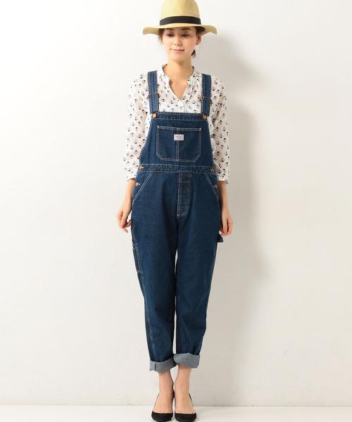 coen(コーエン)の「《LEE5月号掲載》SMITHオーバーオール(サロペット/オーバーオール・レディース・ネイビー・LARGE/MEDIUM)」の6枚目の写真