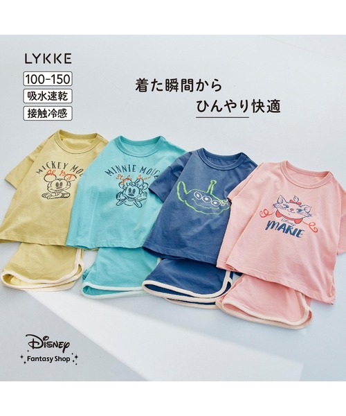 Disney(ディズニー)の「接触冷感 身生地綿100%の半袖パジャマ(選べるキャラクター)(ルームウェア/パジャマ・キッズ・ピンク系その他/イエロー系その他/ブルー/グリーン・110/100/130/120)」の5枚目の写真