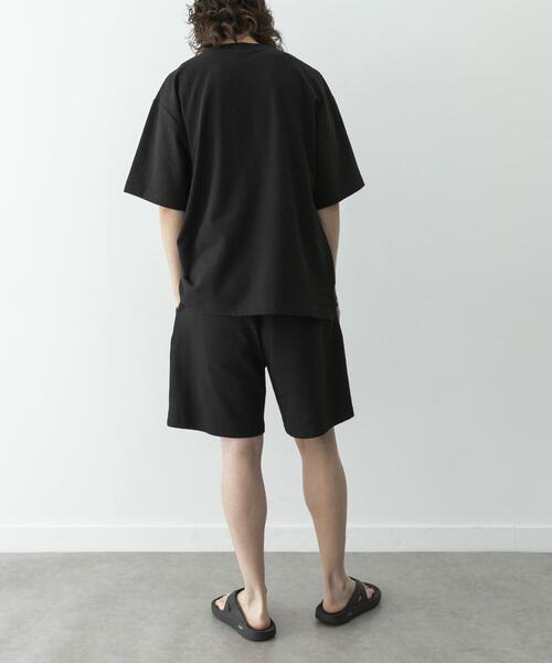URBAN RESEARCH Sonny Label（アーバンリサーチサニーレーベル）の「カットシアサッカーショートスリーブTシャツ（Tシャツ/カットソー・メンズ・ブラック/ネイビー・MEDIUM/LARGE）」の8枚目の写真