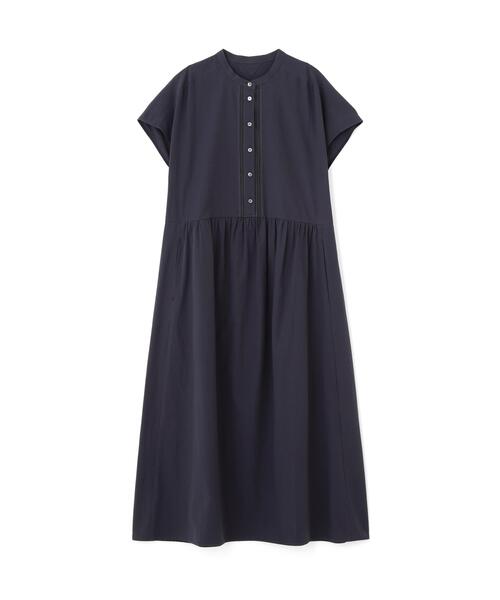 human woman(ヒューマンウーマン)の「◆【オーガニックコットン混 / ウォッシャブル】はしごレースワンピース(ワンピース・レディース・カーキ/グレー系その他・MEDIUM)」の3枚目の写真