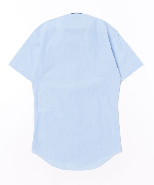 TOKYO SHIRTS（トウキョウシャツ）の「【吸水速乾】 形態安定ノンアイロン ボタンダウン 半袖ビジネスワイシャツ（ビジネスシャツ・メンズ・ブルー・首回り37cm/首回り39cm/首回り43cm/首回り42cm/首回り41cm）」の7枚目の写真