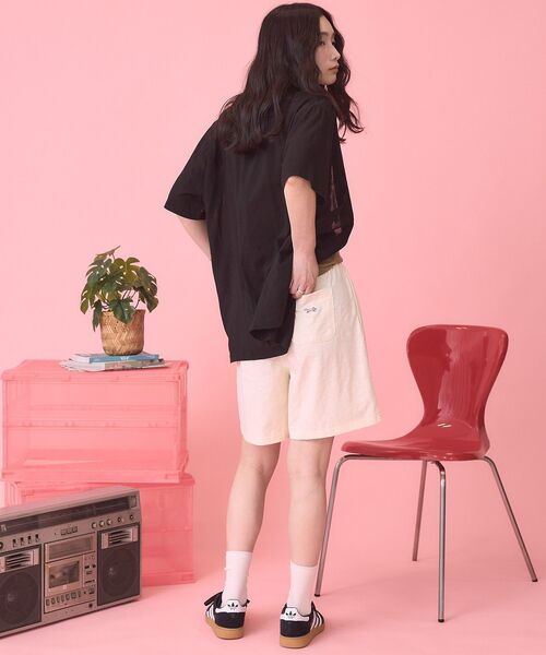 PENNEYS（ぺニーズ）の「【PENNEY'S】配色ポロ+ショートパンツ（セットアップ・レディース・ブラウン/アイボリー・FREE）」の20枚目の写真