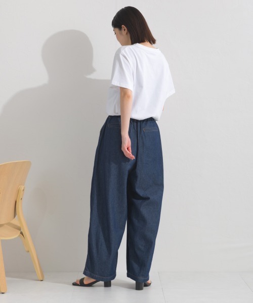 OMNES(オムネス)の「ウォッシュ加工 デニムサーカスバルーンパンツ(デニムパンツ・レディース・インディゴブルー/キナリ/ブルー・LARGE/MEDIUM/X-LARGE)」の15枚目の写真