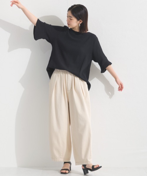 OMNES(オムネス)の「ウォッシュ加工 デニムサーカスバルーンパンツ(デニムパンツ・レディース・インディゴブルー/キナリ/ブルー・LARGE/MEDIUM/X-LARGE)」の21枚目の写真