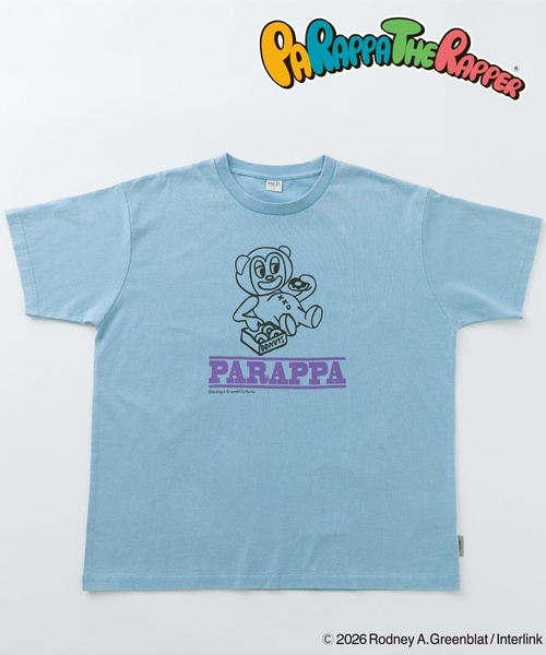 and D. petit main(アンドディープティマイン)の「【親子リンク】【パラッパラッパー】【DAD】カラーワイド配色ロゴ半袖Tシャツ(Tシャツ/カットソー・レディース・ターコイズブルー/グリーン/オレンジ・F)」の12枚目の写真