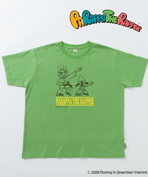 and D. petit main(アンドディープティマイン)の「【親子リンク】【パラッパラッパー】【DAD】カラーワイド配色ロゴ半袖Tシャツ(Tシャツ/カットソー・レディース・ターコイズブルー/グリーン/オレンジ・F)」の8枚目の写真