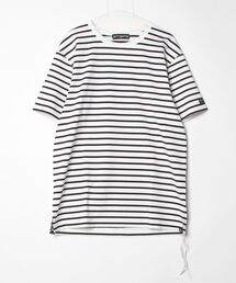 2 COLOR STRIPPED TEE