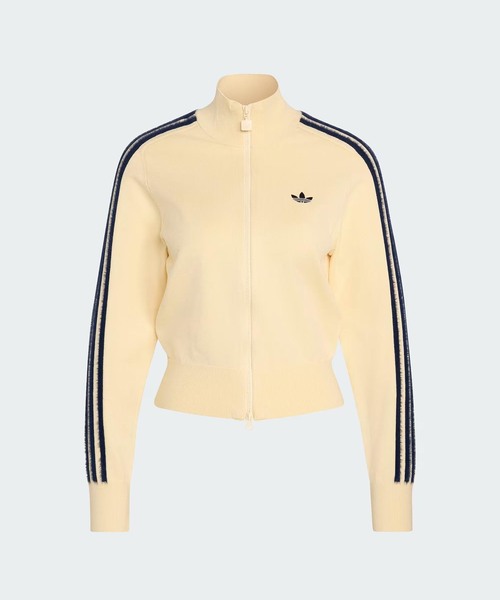 adidas Originals（アディダスオリジナルス）の「adidas originals / アディダス オリジナルス KNITTED FIREBIRD TRACK TOP（ブルゾン・レディース・ブルー/ブラック/アイボリー・MEDIUM）」の2枚目の写真