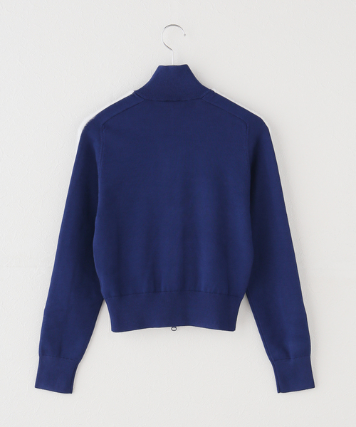 adidas Originals（アディダスオリジナルス）の「adidas originals / アディダス オリジナルス KNITTED FIREBIRD TRACK TOP（ブルゾン・レディース・ブルー/ブラック/アイボリー・MEDIUM）」の5枚目の写真