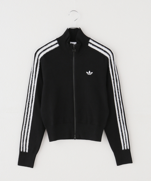 adidas Originals（アディダスオリジナルス）の「adidas originals / アディダス オリジナルス KNITTED FIREBIRD TRACK TOP（ブルゾン・レディース・ブルー/ブラック/アイボリー・MEDIUM）」の12枚目の写真