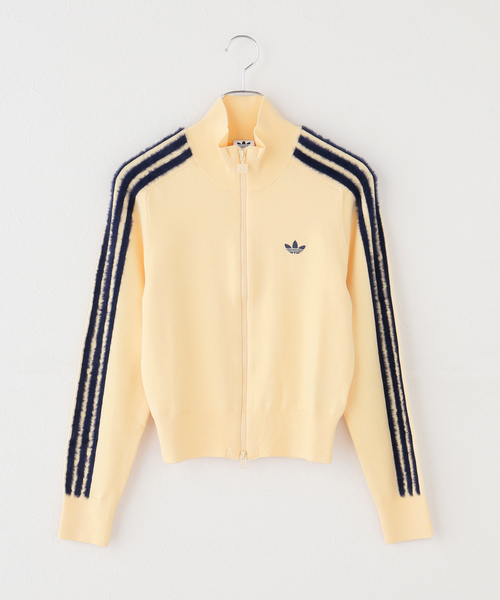 adidas Originals（アディダスオリジナルス）の「adidas originals / アディダス オリジナルス KNITTED FIREBIRD TRACK TOP（ブルゾン・レディース・ブルー/ブラック/アイボリー・MEDIUM）」の14枚目の写真