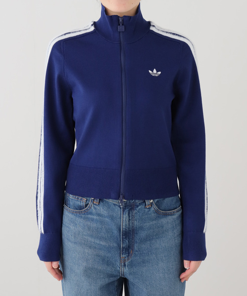 adidas Originals（アディダスオリジナルス）の「adidas originals / アディダス オリジナルス KNITTED FIREBIRD TRACK TOP（ブルゾン・レディース・ブルー/ブラック/アイボリー・MEDIUM）」の17枚目の写真
