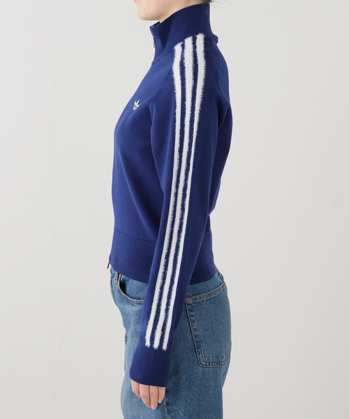 adidas Originals（アディダスオリジナルス）の「adidas originals / アディダス オリジナルス KNITTED FIREBIRD TRACK TOP（ブルゾン・レディース・ブルー/ブラック/アイボリー・MEDIUM）」の18枚目の写真