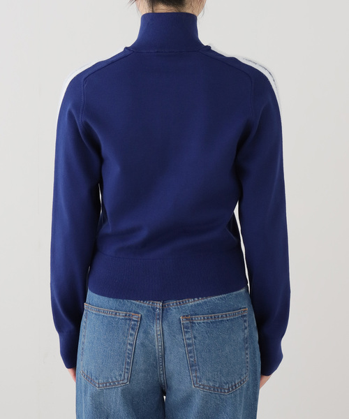 adidas Originals（アディダスオリジナルス）の「adidas originals / アディダス オリジナルス KNITTED FIREBIRD TRACK TOP（ブルゾン・レディース・ブルー/ブラック/アイボリー・MEDIUM）」の19枚目の写真