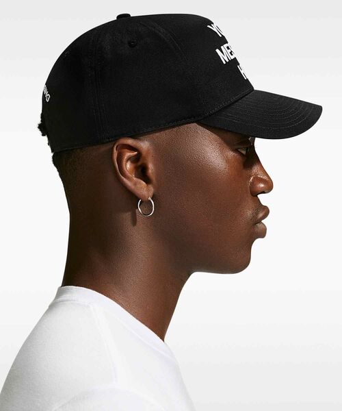 NIKE（ナイキ）の「ナイキ ライズ "Your Message Here" ストラクチャード Aフレーム キャップ / Nike Rise "Your Message Here" Structured A-Frame Cap IR0793-010 Black（キャップ・メンズ・ブラック・L/XL/M/L）」の2枚目の写真