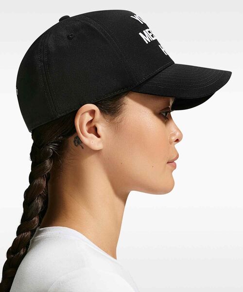 NIKE（ナイキ）の「ナイキ ライズ "Your Message Here" ストラクチャード Aフレーム キャップ / Nike Rise "Your Message Here" Structured A-Frame Cap IR0793-010 Black（キャップ・メンズ・ブラック・L/XL/M/L）」の4枚目の写真