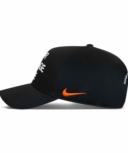 NIKE（ナイキ）の「ナイキ ライズ "Your Message Here" ストラクチャード Aフレーム キャップ / Nike Rise "Your Message Here" Structured A-Frame Cap IR0793-010 Black（キャップ・メンズ・ブラック・L/XL/M/L）」の5枚目の写真