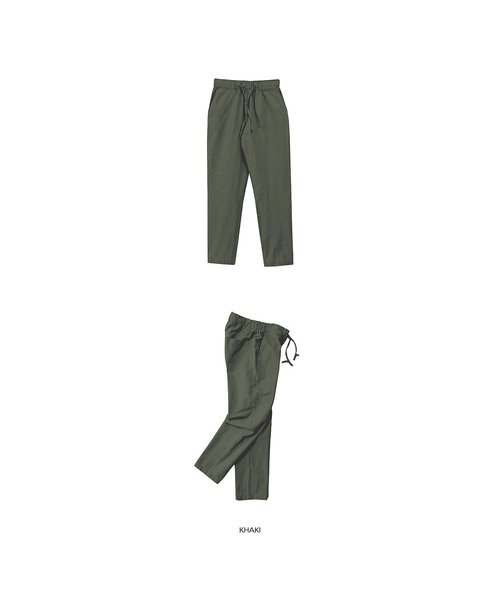 ACOVER(オコボ)の「リネンライク9部バンディングパンツ4カラー(その他パンツ・メンズ・オリーブ/ベージュ/ブラック/アイボリー/カーキ・2XL/LARGE/MEDIUM/SMALL/X-LARGE)」の5枚目の写真