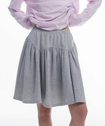 a soft jersey skirt (melange grey)