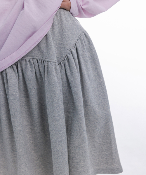 haag(ヘイグ)の「a soft jersey skirt (melange grey)(スカート・レディース・その他・FREE)」の7枚目の写真