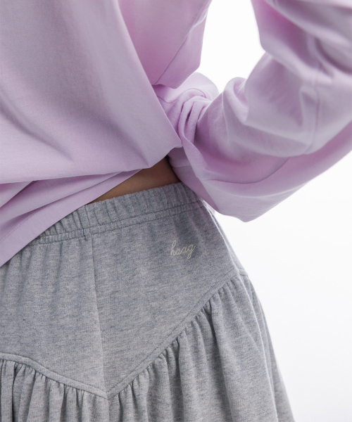 haag(ヘイグ)の「a soft jersey skirt (melange grey)(スカート・レディース・その他・FREE)」の11枚目の写真