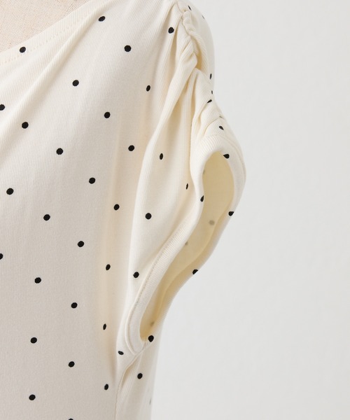 one after another NICE CLAUP(ワンアフターアナザーナイスクラップ)の「ワンショルリボンロゴトップス(Tシャツ/カットソー・レディース・ブラック/ピンク/ホワイト系その他・FREE)」の8枚目の写真