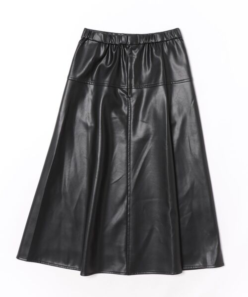 HELIOPOLE（エリオポール）の「SYNTHETIC LEATHER FLARE SKIRT / シンセティックレザー フレアスカート（スカート・レディース・ダークブラウン/ブラック・36/38）」の11枚目の写真