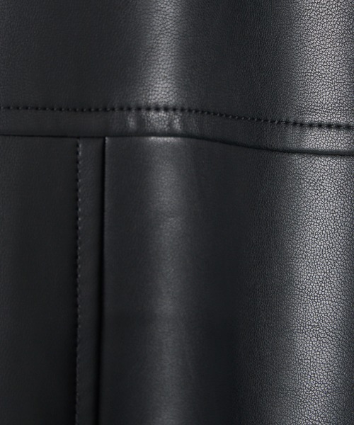 HELIOPOLE（エリオポール）の「SYNTHETIC LEATHER FLARE SKIRT / シンセティックレザー フレアスカート（スカート・レディース・ダークブラウン/ブラック・36/38）」の8枚目の写真