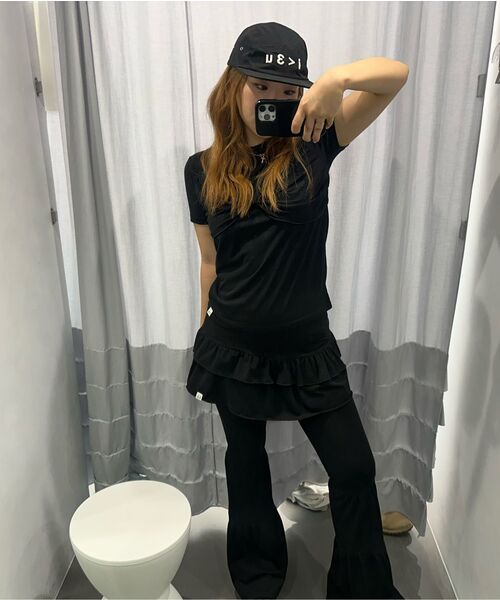 UGLY SHADOW(アグリーシャドウ)の「カンカンスカートパンツ(ブラック)(その他パンツ・レディース・その他・FREE)」の3枚目の写真