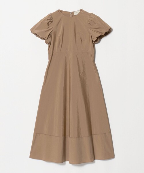 UNITED ARROWS(ユナイテッドアローズ)の「ファブリカ パフ ショートスリーブ ワンピース(ワンピース・レディース・ブラウン系/その他2/ブラック・36/38)」の3枚目の写真